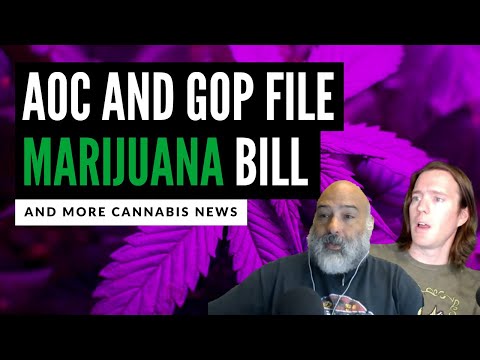 AOC and GOP File Marijuana Bill Together