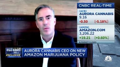 Miguel Martin, CEO of Aurora Cannabis, discusses Amazon’s new marijuana policy
